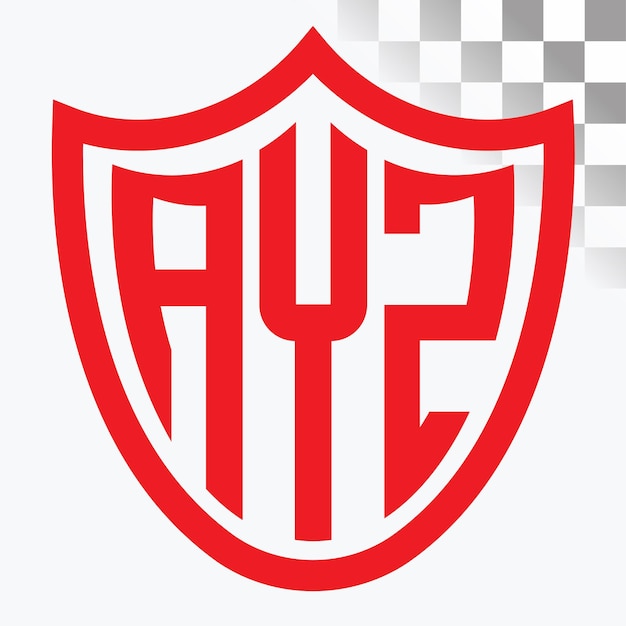 Diseño de logotipo de letra AYZ