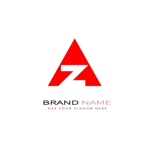 Diseño del logotipo de la letra AZ463
