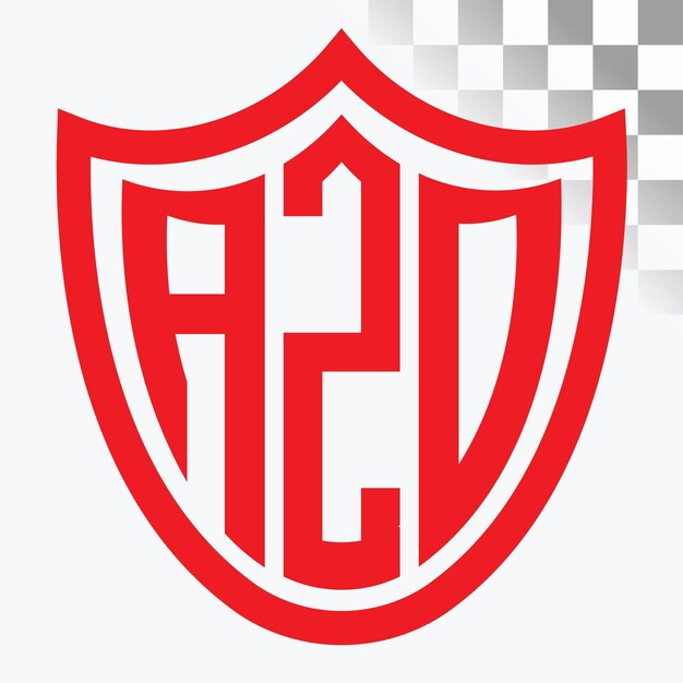Diseño del logotipo de la letra AZD