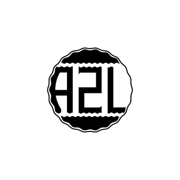 Diseño de logotipo de letra 'AZL'