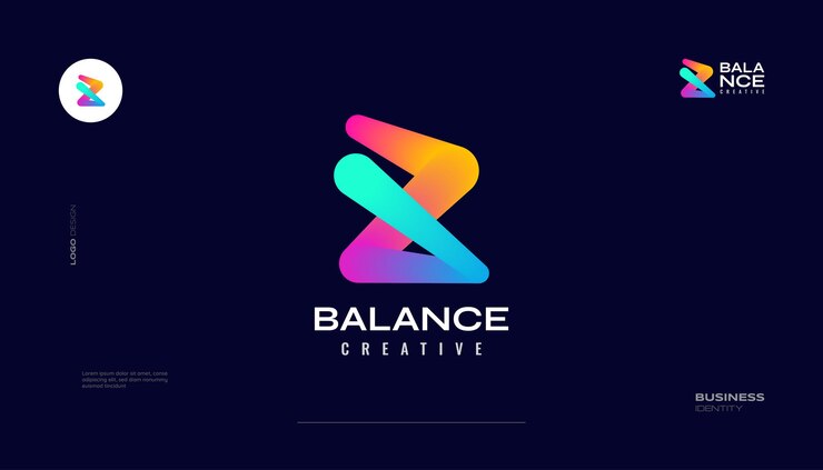 Vector diseño de logotipo de letra b creativo y vibrante con logotipo de concepto de degradado colorido b con estilo de mezcla para identidad de marca empresarial y tecnológica