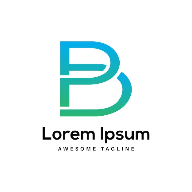 Diseño de logotipo de letra B icono gratuito