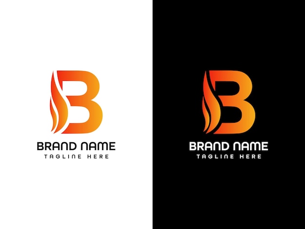 Diseño de logotipo letra B