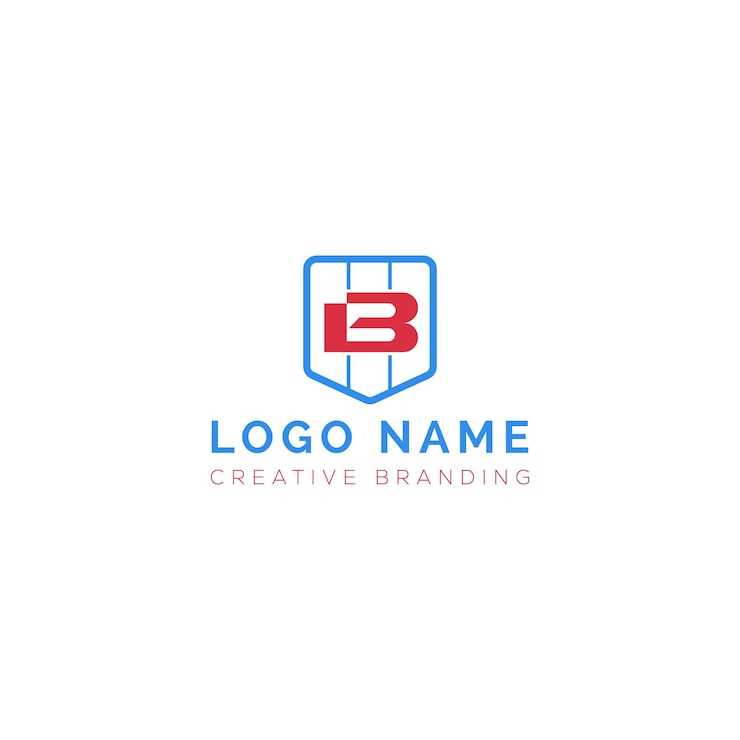 Vector diseño de logotipo letra b