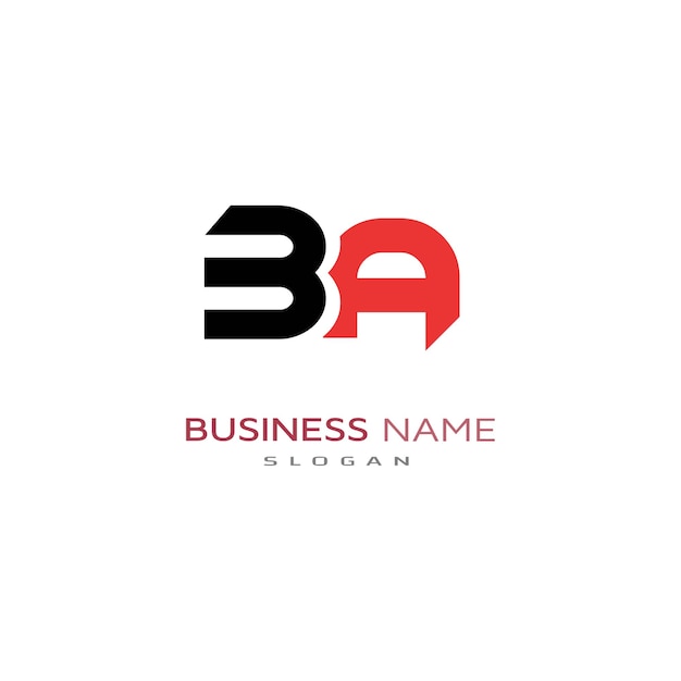 Diseño del logotipo de la letra BA326 BA