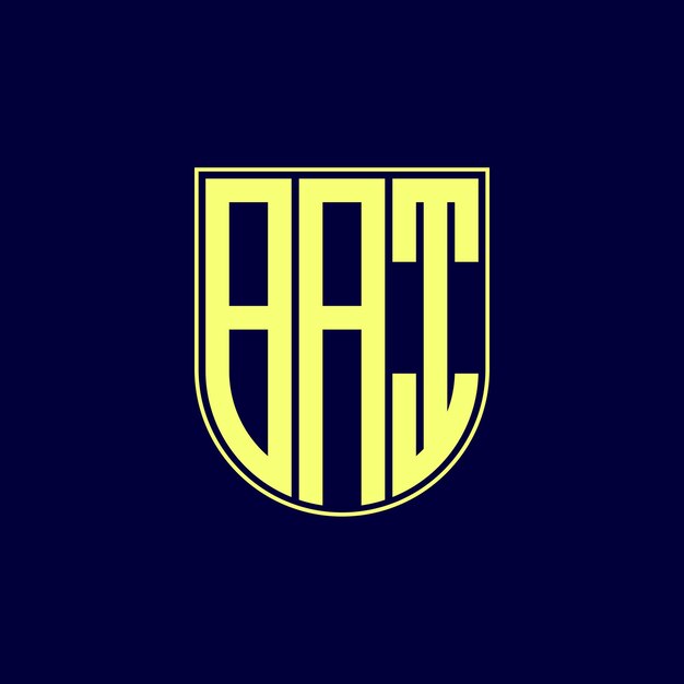 diseño del logotipo de la letra bai