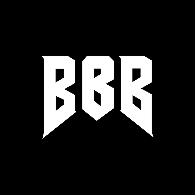 Vector diseño de logotipo de letra bbb para una empresa de tecnología diseño de logotipo bbb combinación de colores blanco y negro bbb logotipo bbb vector bbb diseño icono bbb alfabeto bbb tipografía diseño de logotipo
