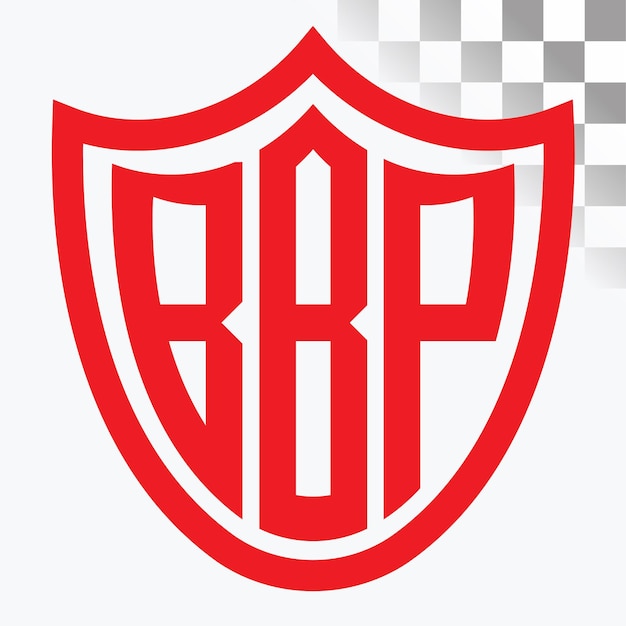 Diseño de logotipo de letra BBP