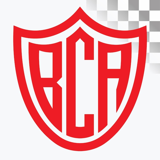 Diseño de logotipo de letra BCA