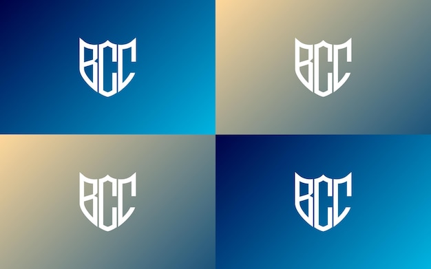 Diseño de logotipo de letra BCC Concepto de logotipo de letra inicial creativa BCC Diseño de letra BCC
