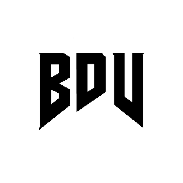 Diseño de logotipo de letra BDV para una empresa de tecnología Diseño del logotipo BDV combinación de colores blanco y negro Diseño del Logotipo BDV Vector BDV Diseño del icono BDV Alfabeto BDV Tipo de diseño del logotipo