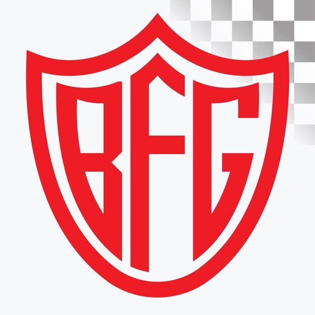 Diseño de logotipo de letra BFG