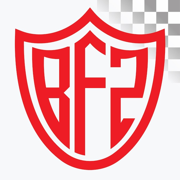 Diseño de logotipo de letra BFZ