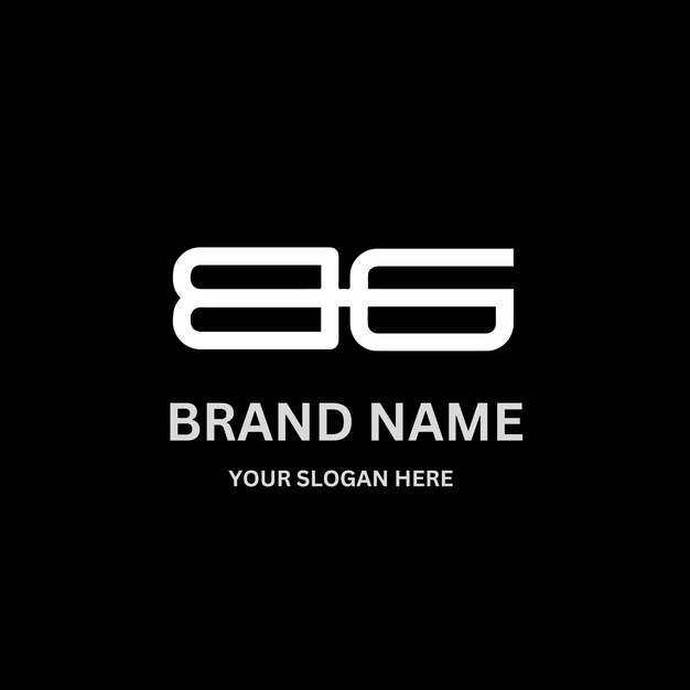 Diseño del logotipo de la letra BG 217