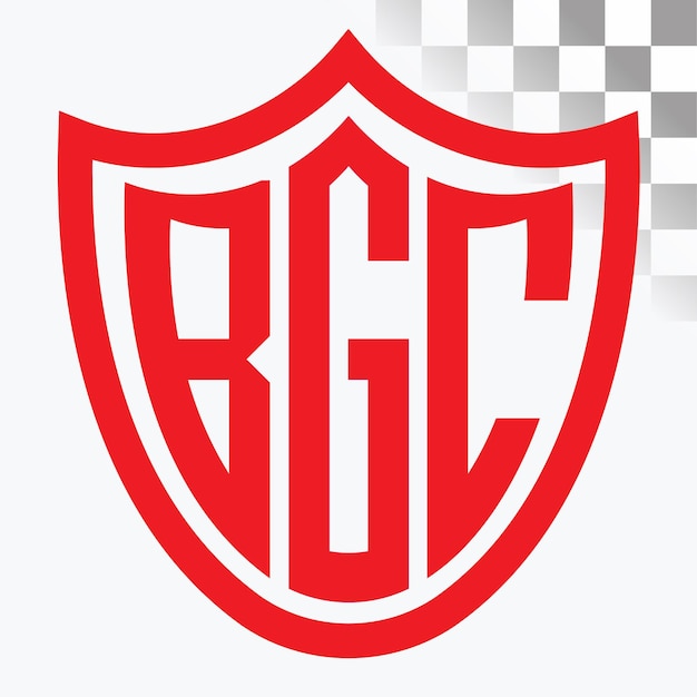 Diseño de logotipo de letra BGC