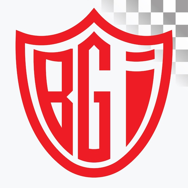 Diseño de logotipo de letra BGI