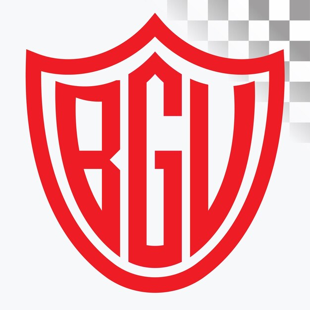 Diseño de logotipo de letra BGV