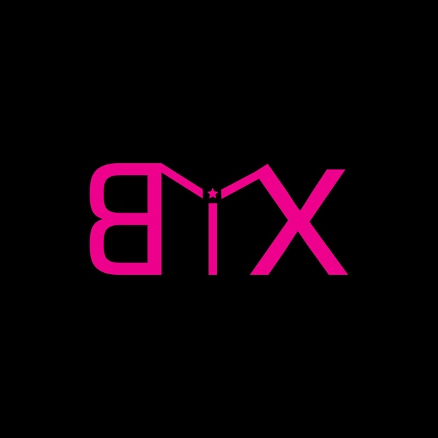 Diseño del logotipo de la letra BIX para la empresa B I X diseño vectorial creativo