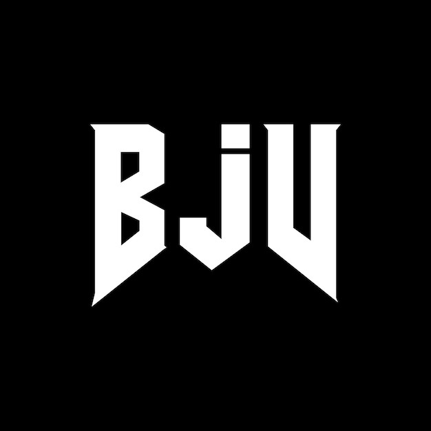 Diseño de logotipo de letra BJV para una empresa de tecnología Diseño del logotipo BJV combinación de colores blanco y negro BJV logotipo Vector BJV diseño BJV icono BJV alfabeto BJV tipografía diseño del logotipo