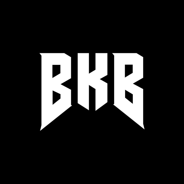 Vector diseño de logotipo de letra bkb para una empresa de tecnología diseño del logotipo bkb combinación de colores blanco y negro bkb logotipo vector bkb diseño bkb icono bkb alfabeto bkb tipografía diseño del logotipo
