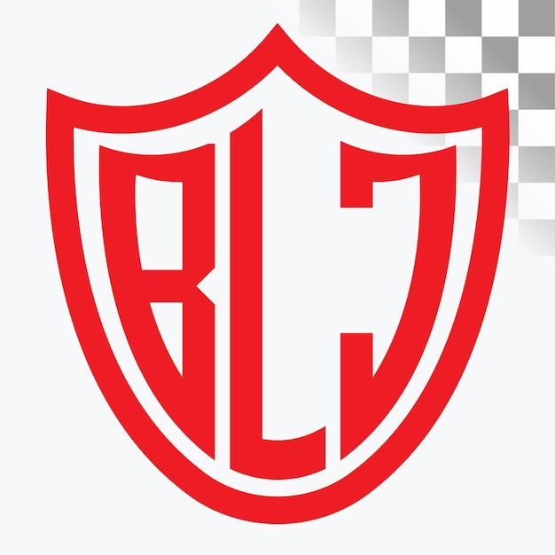 Diseño de logotipo de letra BLJ