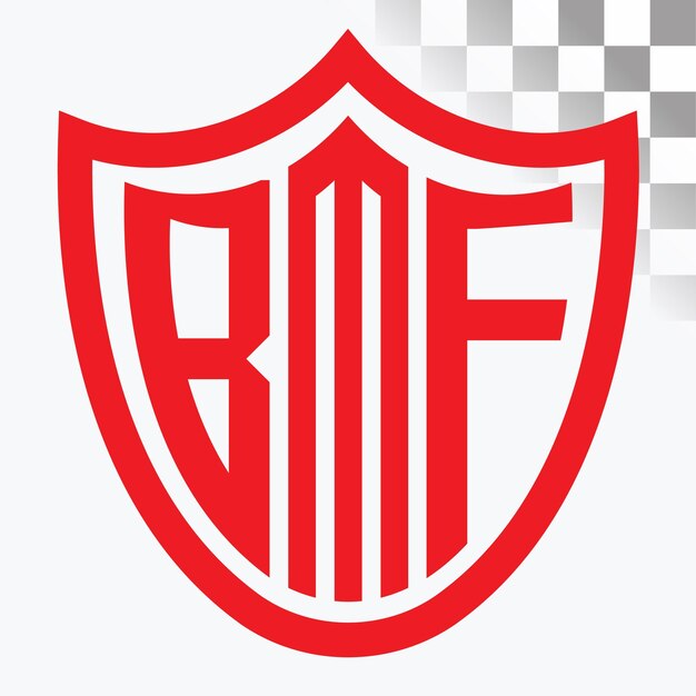 Diseño de logotipo de letra BMF