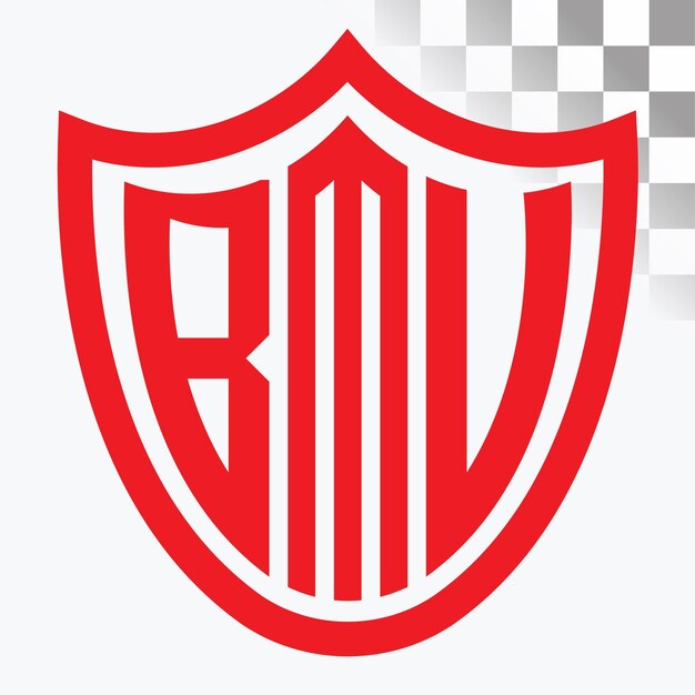 Diseño de logotipo de letra BMV