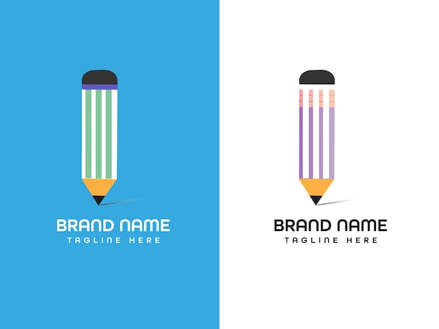 diseño de logotipo de letra de bolígrafo