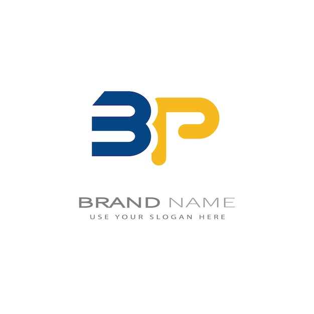 Diseño del logotipo de la letra BP176