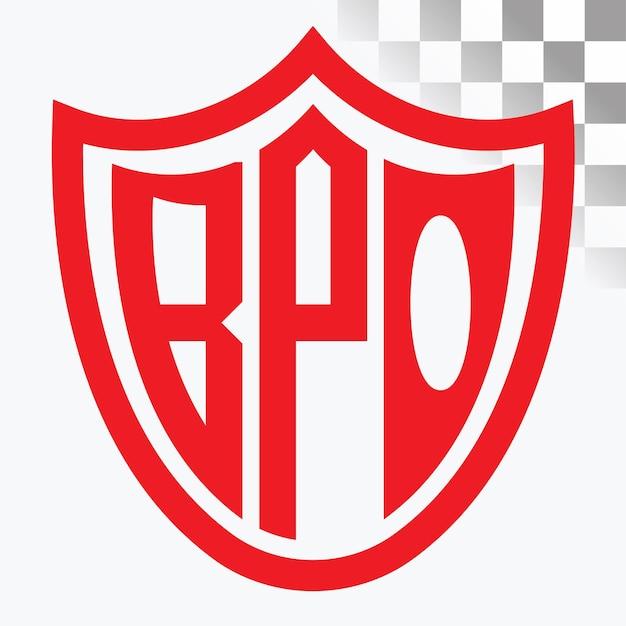 Diseño de logotipo de letra BPO