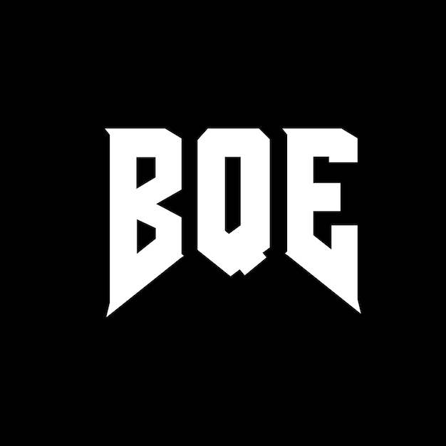 Diseño de logotipo de letra BQE para una empresa de tecnología Diseño del logotipo BQE combinación de colores blanco y negro BQE logo BQE vector BQE diseño BQE icono BQE alfabeto BQE tipografía diseño del logotipo