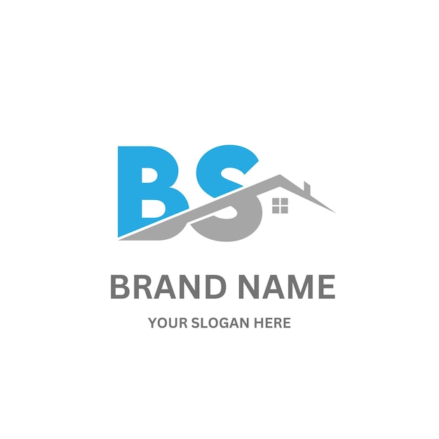 Diseño del logotipo de la letra BS208