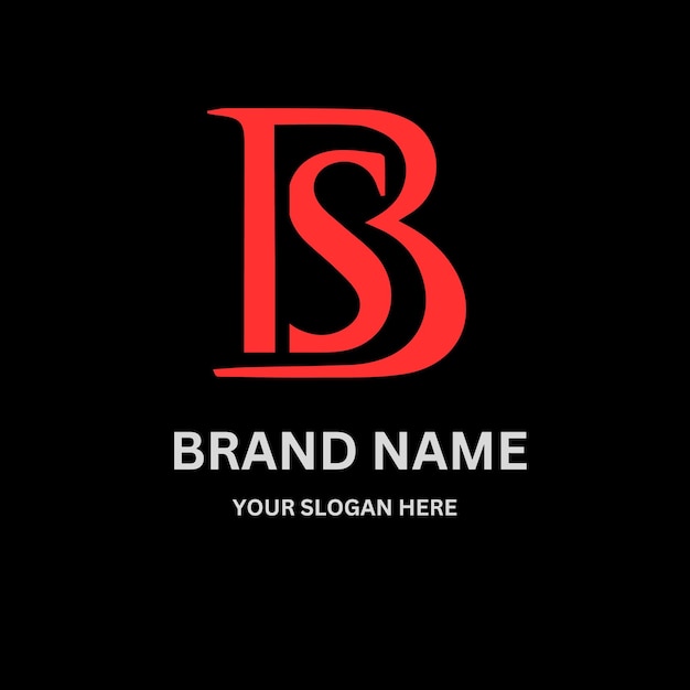 Diseño del logotipo de la letra BS212