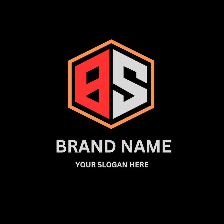 Vector diseño del logotipo de la letra bs221