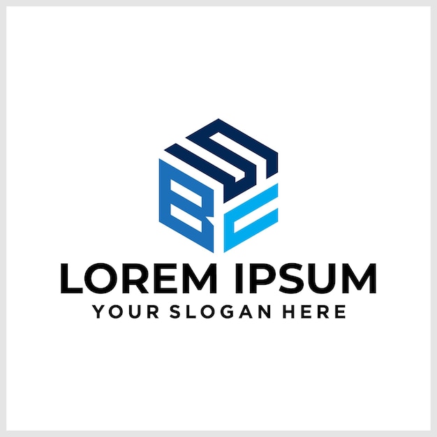 Diseño de logotipo de letra BSC en ilustración Diseños de caligrafía de logotipo vectorial para logotipo Afiche Invitatio