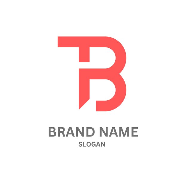 Diseño del logotipo de la letra BT923