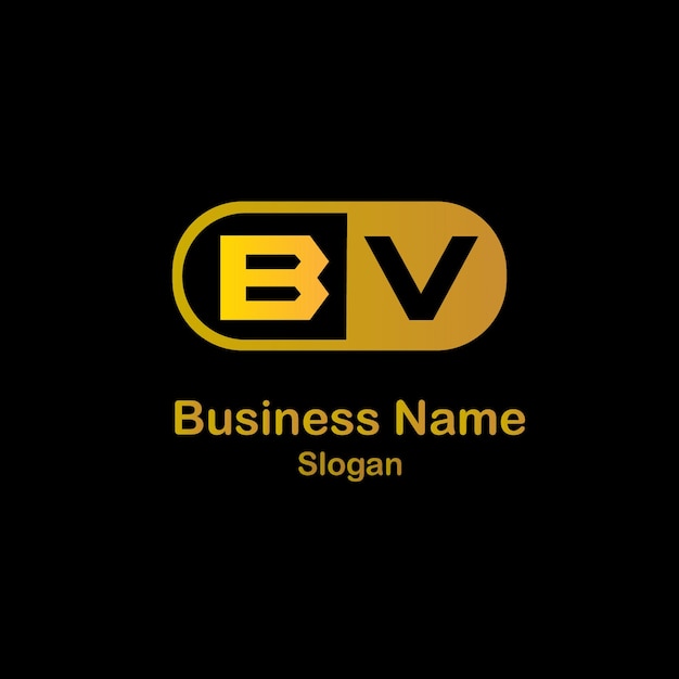 Diseño del logotipo de la letra BV623
