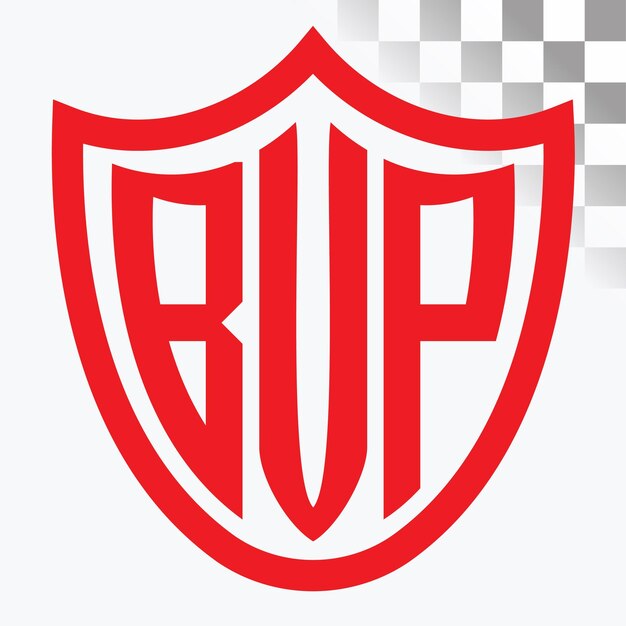 Diseño del logotipo de la letra BVP