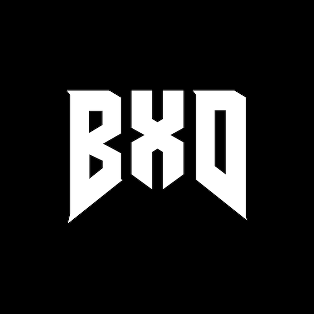 Diseño de logotipo de letra BXD para una empresa de tecnología Diseño de Logotipo BXD combinación de colores blanco y negro BXD logotipo BXD vector BXD diseño BXD icono BXD alfabeto BXD tipografía diseño de logotipo