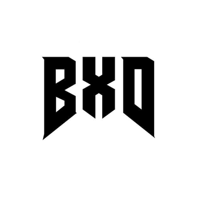 Diseño de logotipo de letra BXD para una empresa de tecnología Diseño de Logotipo BXD combinación de colores blanco y negro BXD logotipo BXD vector BXD diseño BXD icono BXD alfabeto BXD tipografía diseño de logotipo