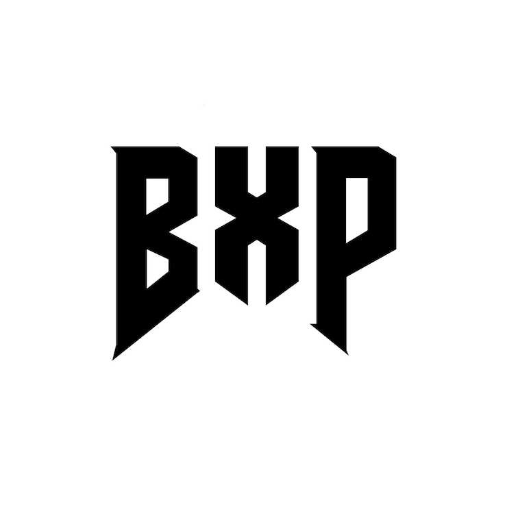 Vector diseño de logotipo de letra bxp para una empresa de tecnología diseño del logotipo bxp combinación de colores blanco y negro bxp logotipo vector bxp diseño bxp icono bxp alfabeto bxp tipografía diseño del logotipo