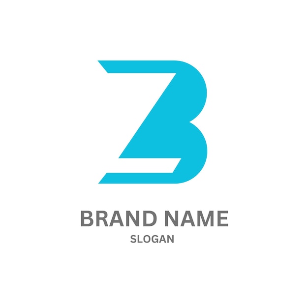Diseño del logotipo de la letra BZ842