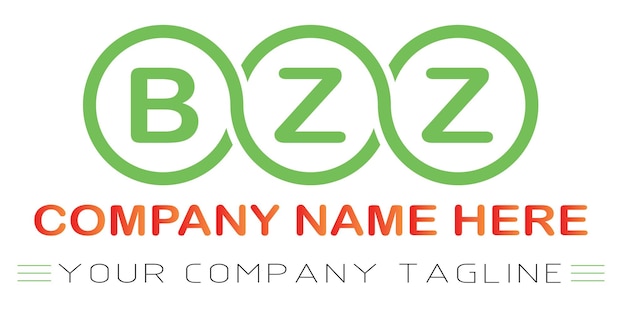 Diseño del logotipo de la letra BZ