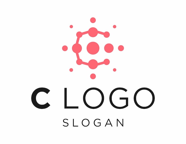 El diseño del logotipo de la letra C fue creado utilizando la aplicación Corel Draw 2018 con un fondo blanco
