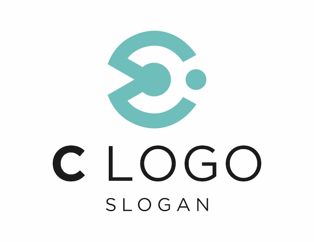 El diseño del logotipo de la letra C fue creado utilizando la aplicación Corel Draw 2018 con un fondo blanco