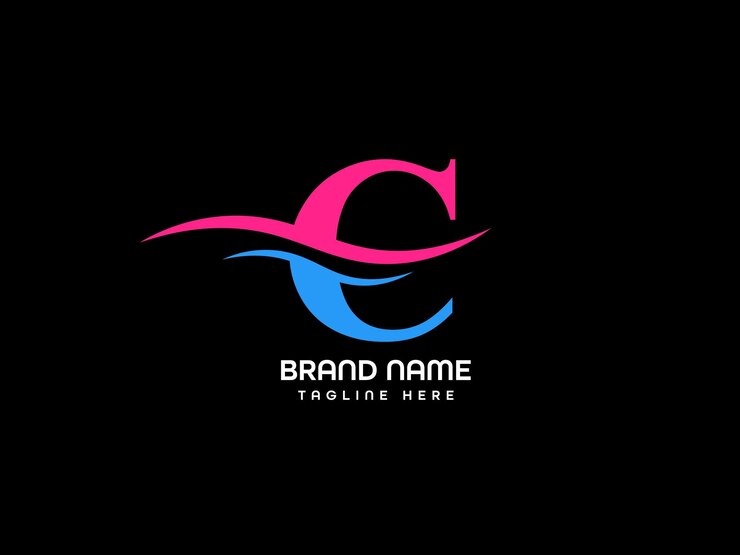 Vector diseño del logotipo de la letra c