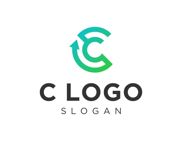 Diseño de logotipo letra c