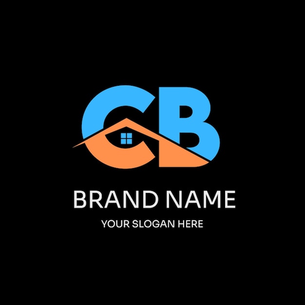 El diseño del logotipo de la letra CB218
