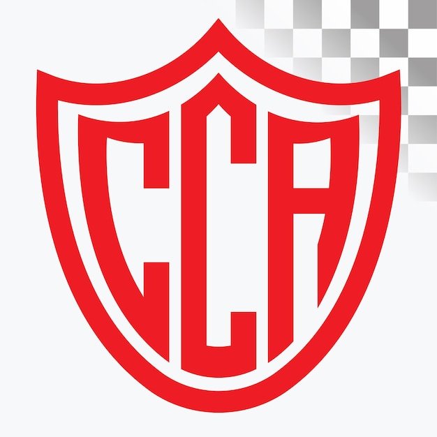Diseño de logotipo de letra CCA