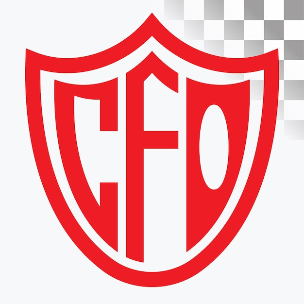 Diseño de logotipo de letra CFO